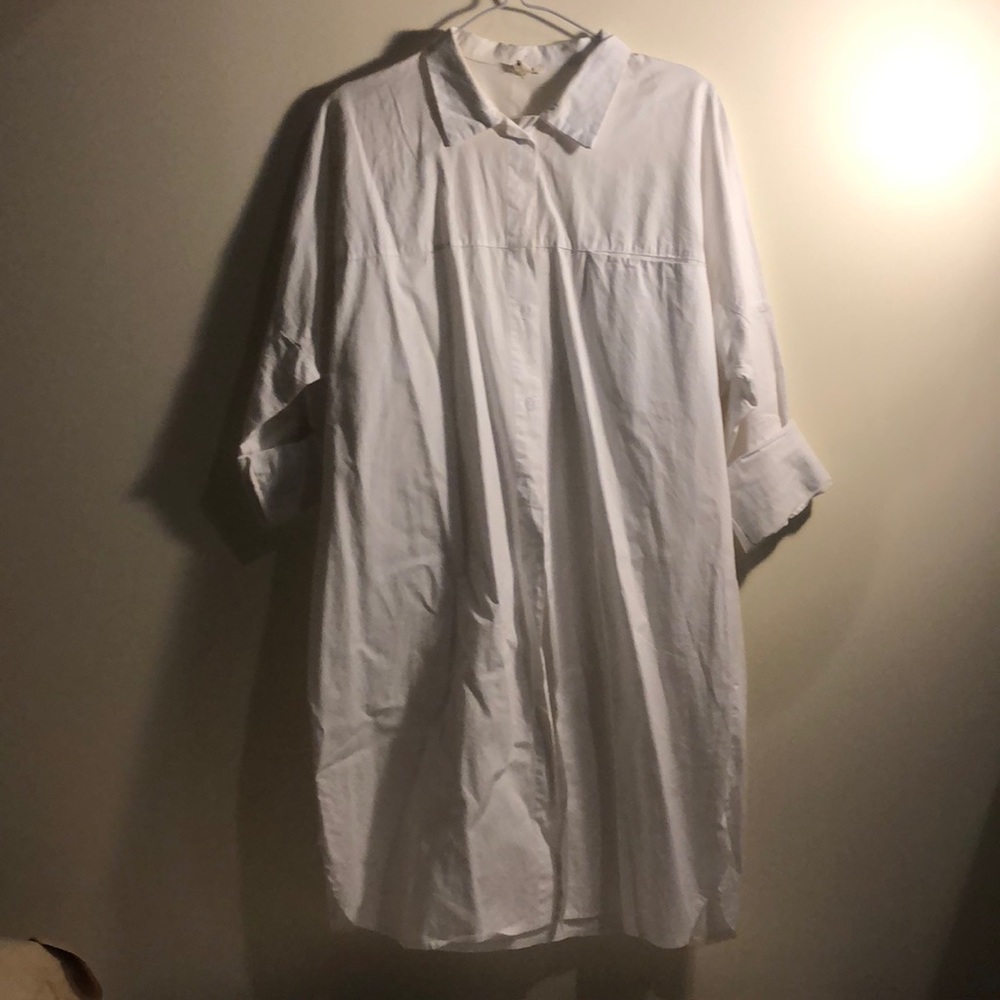 Oversize Oxford Shirtdress